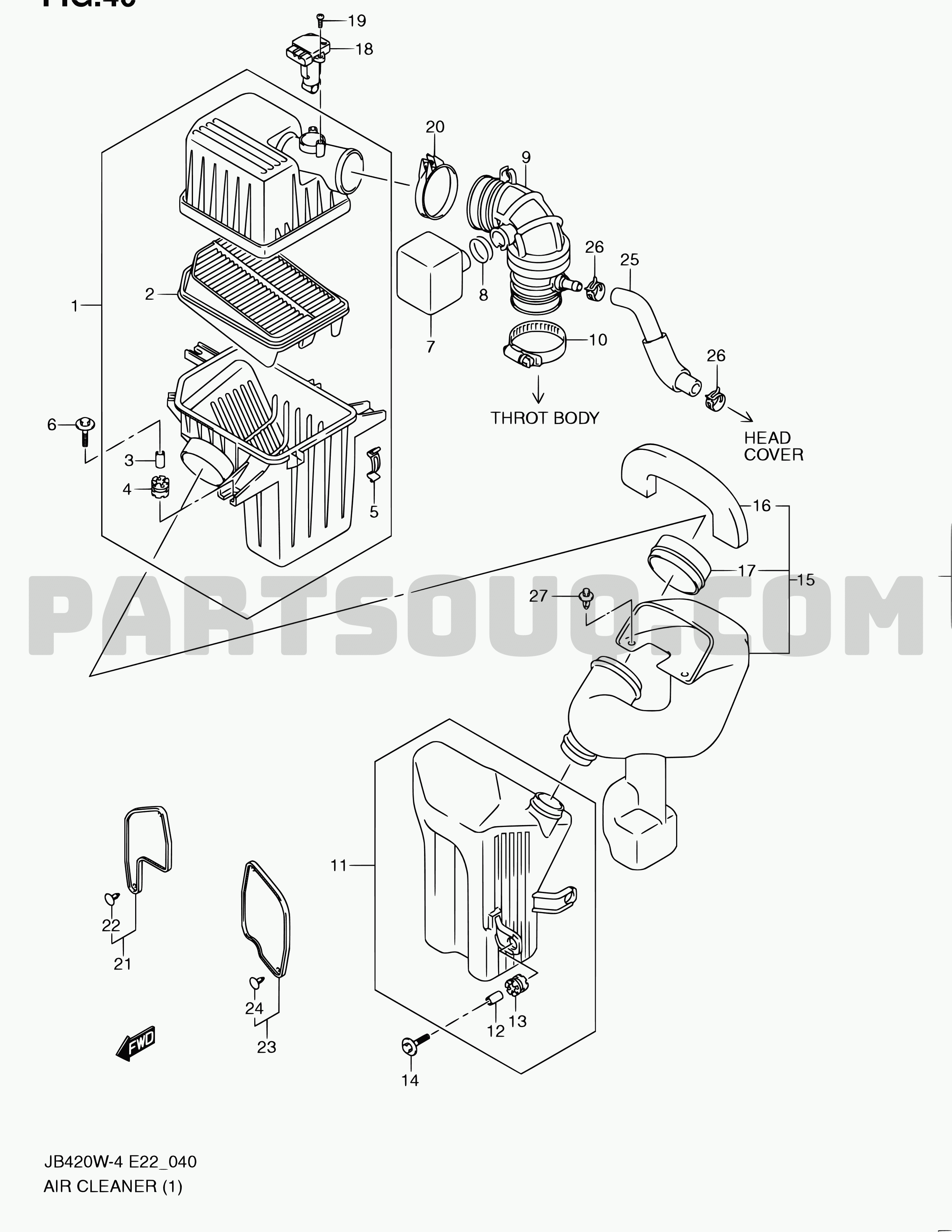 1. Engine | Suzuki Grand Vitara JB424 | Parts Catalogs | PartSouq