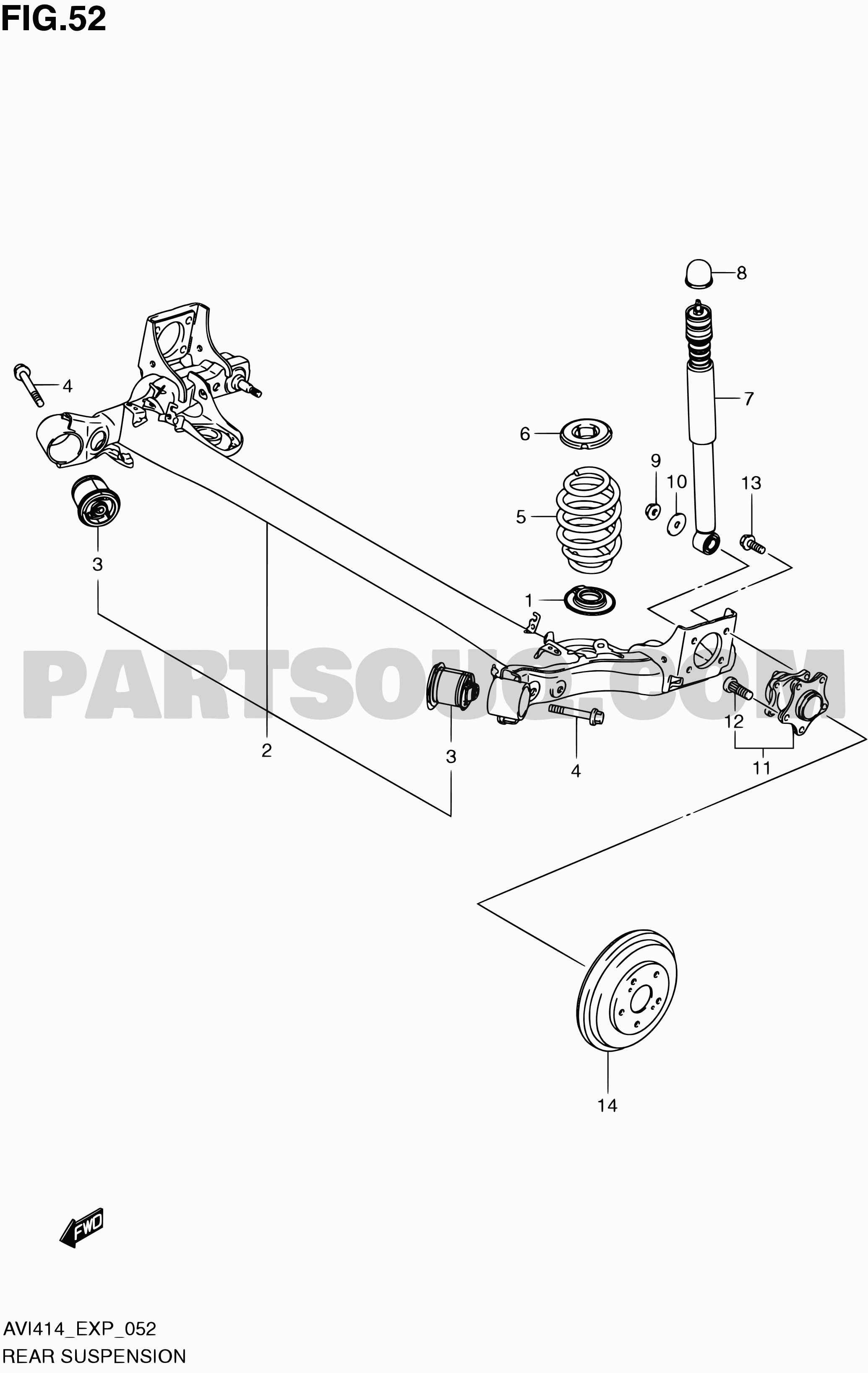 Ertiga deals rear suspension