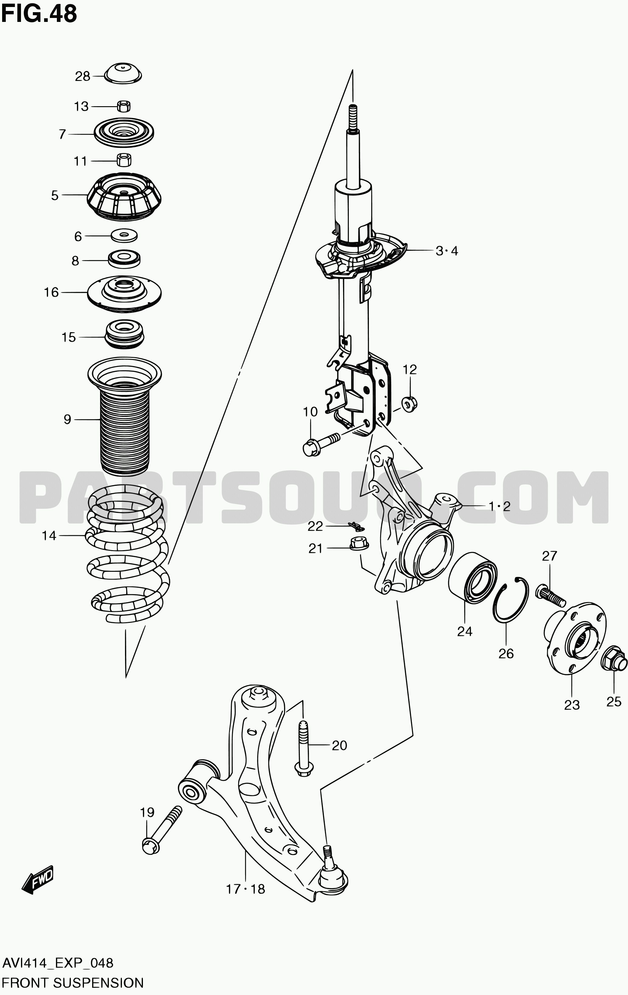 Ertiga on sale front suspension