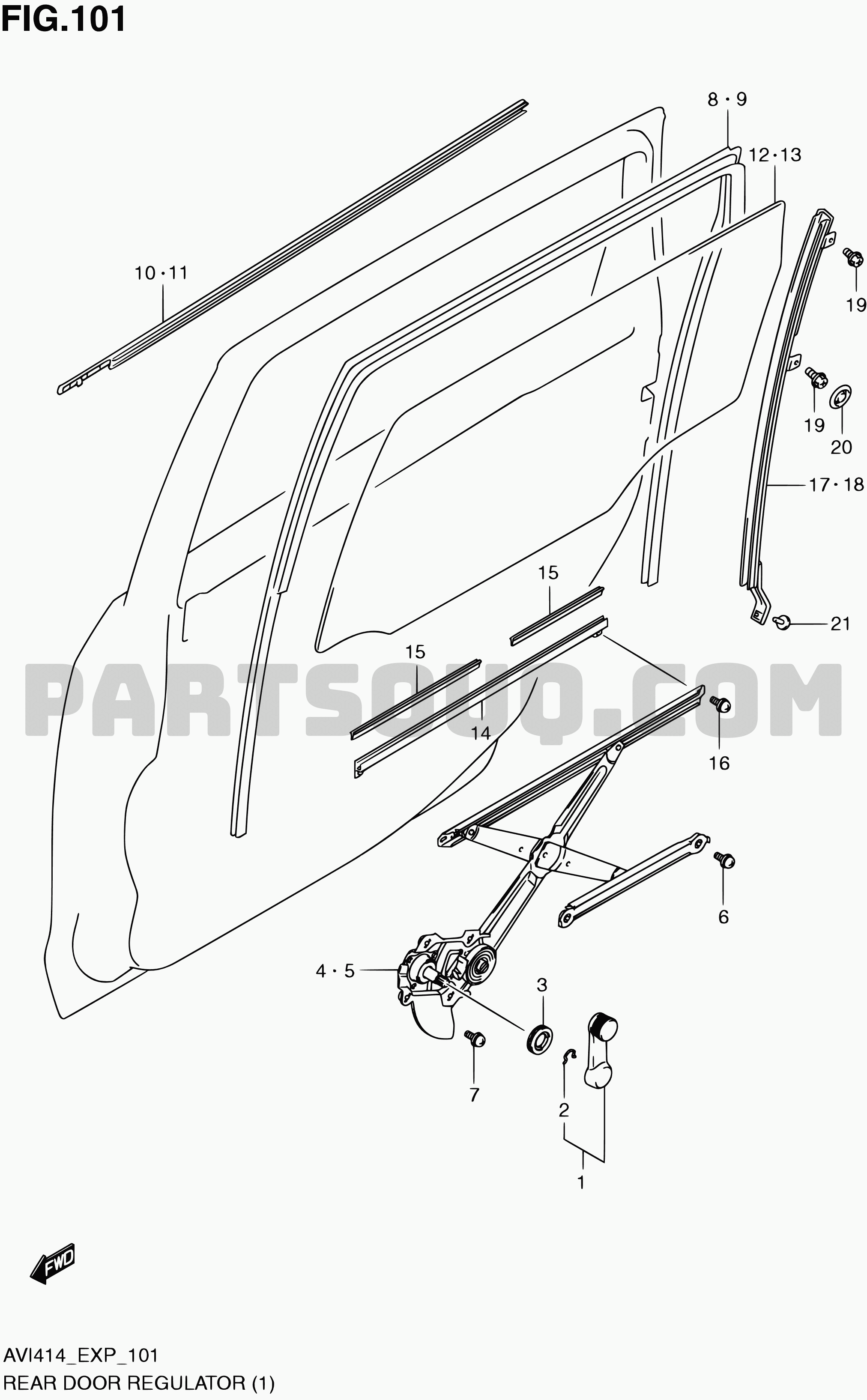 Ertiga door hot sale parts