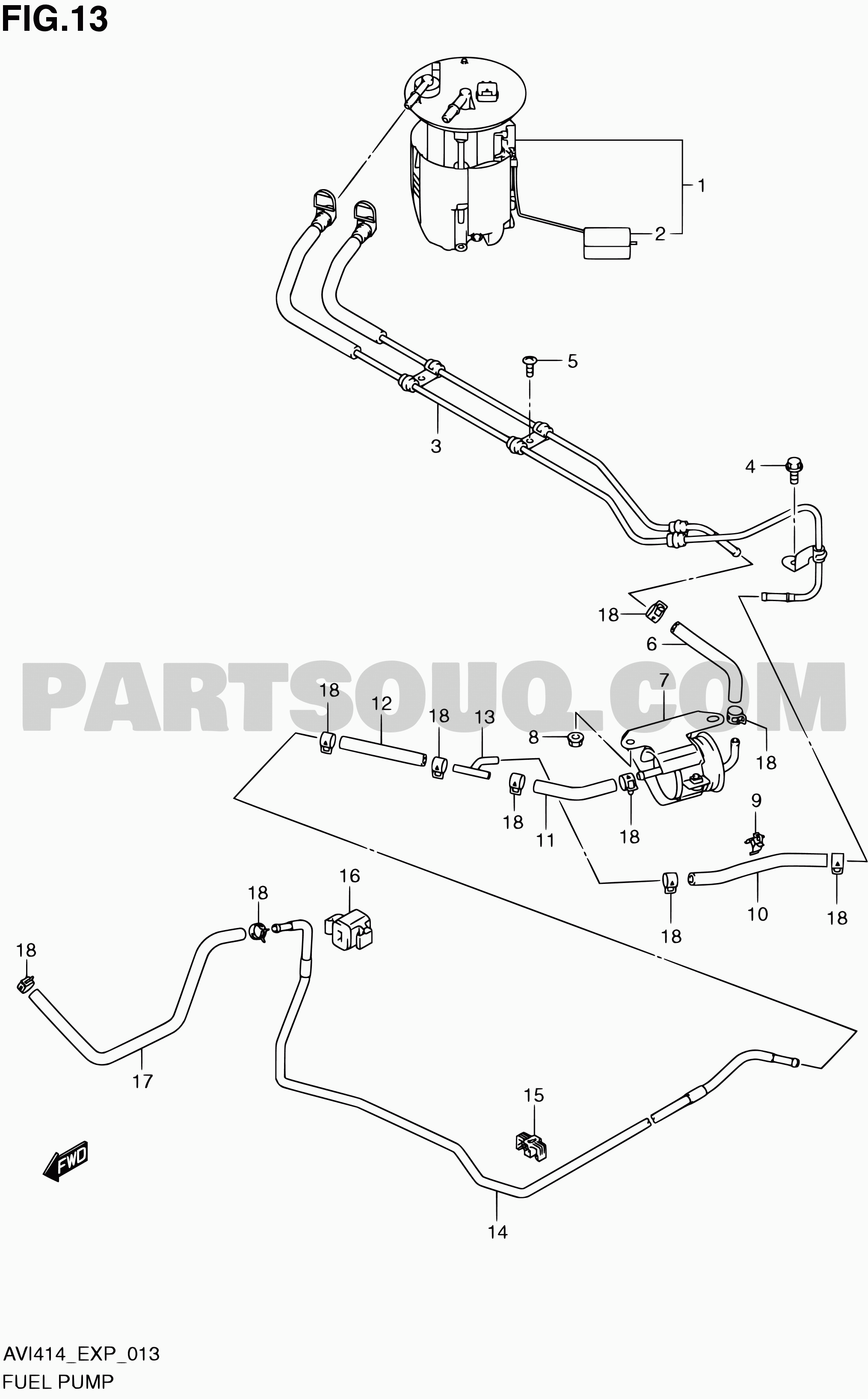 Fuel pump ertiga sale