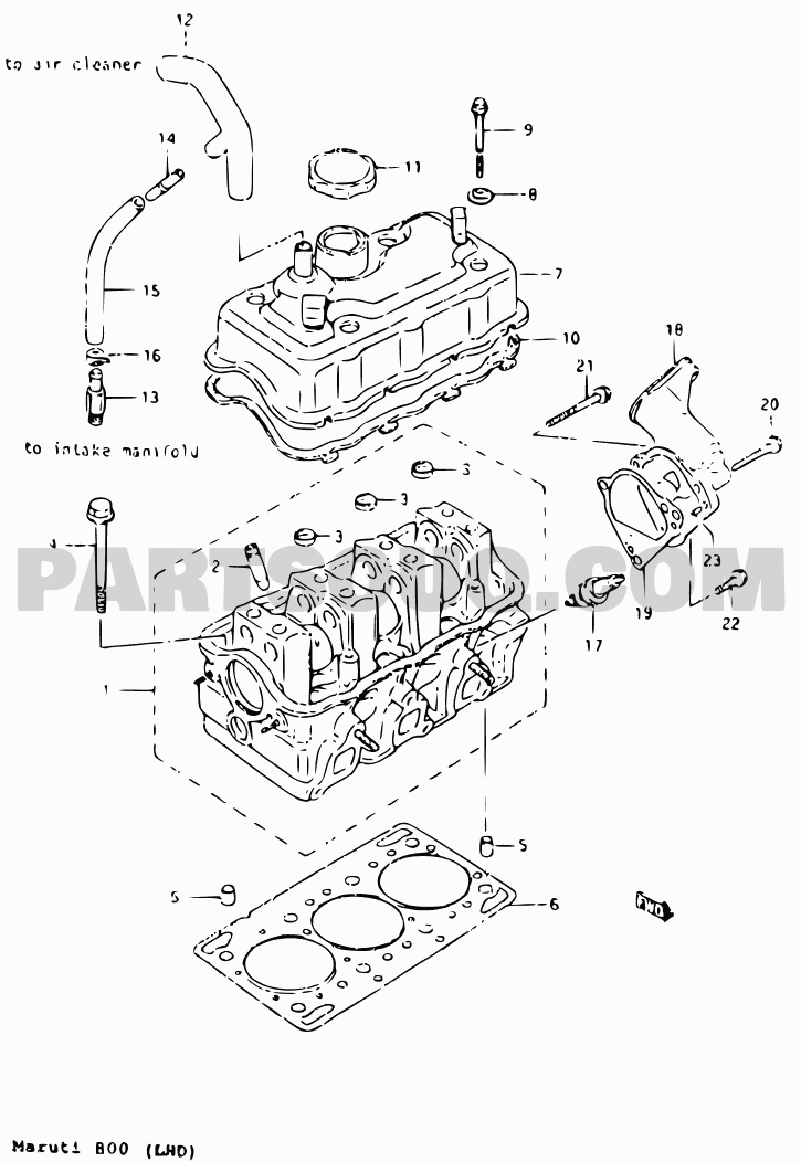 1. Engine Suzuki Alto A Star Celerio 800 Fronte MA800 MARUTI