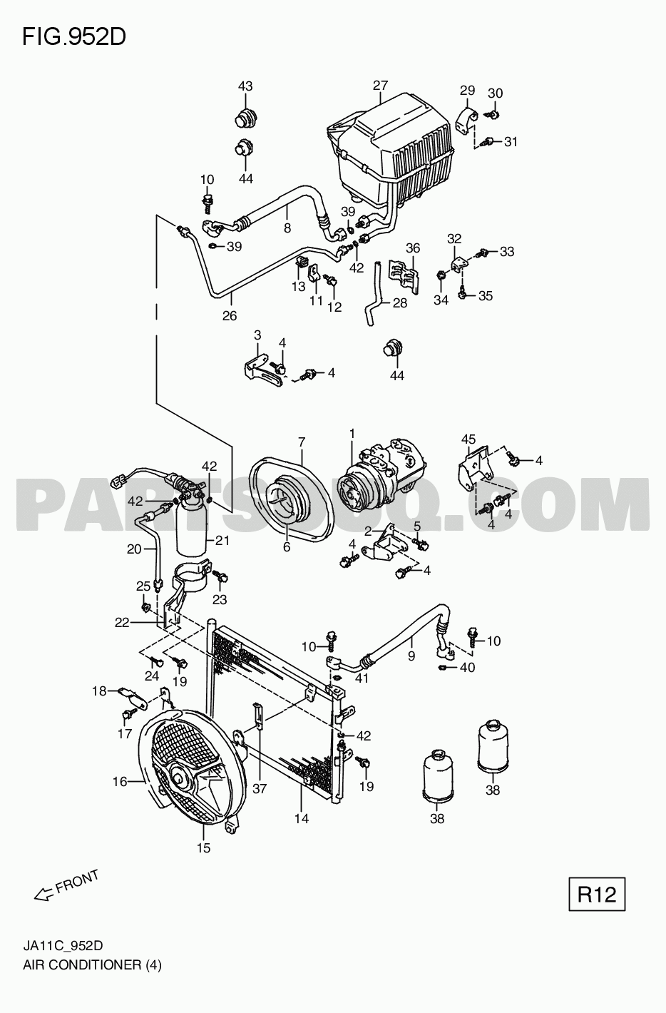 Air Conditioning tool Suzuki Jimny 2V TURBO Parts Catalogs PartSouq