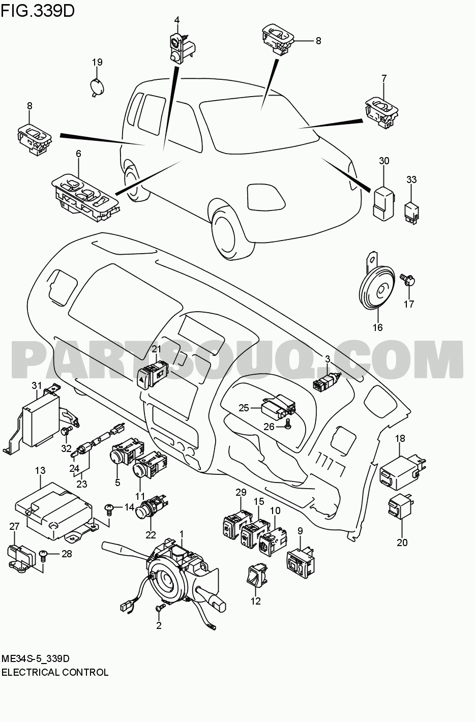 Electrical | Suzuki Chevrolet Cruize/MW ME34S-5 200512 | Parts 