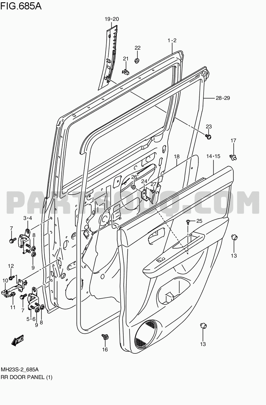 Body Suzuki Wagon R MH23S2 201006 Parts Catalogs PartSouq