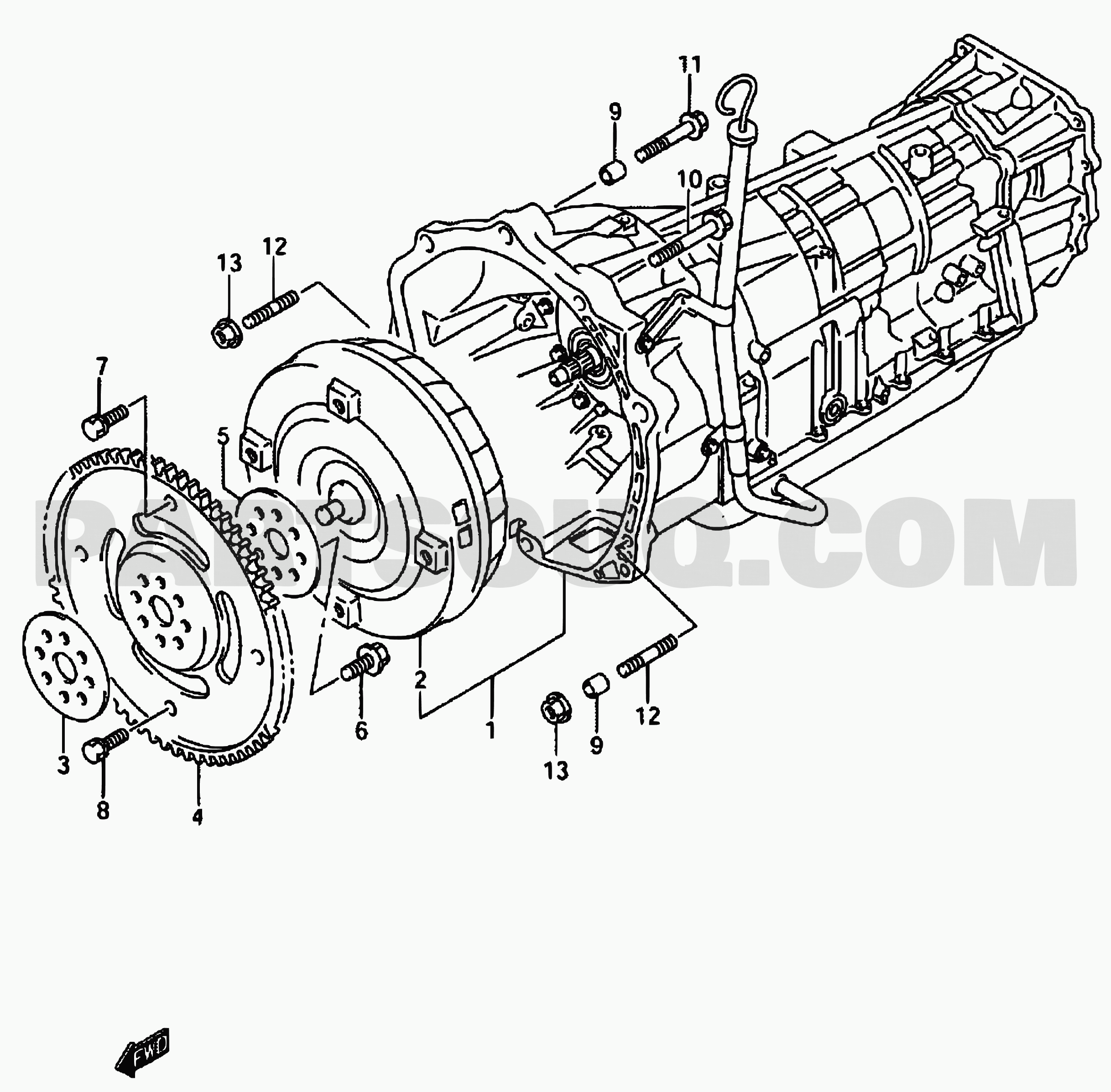 Transmission | Suzuki Grand Vitara XL-7 JA627 JA627W-2 (E28,E33:MY