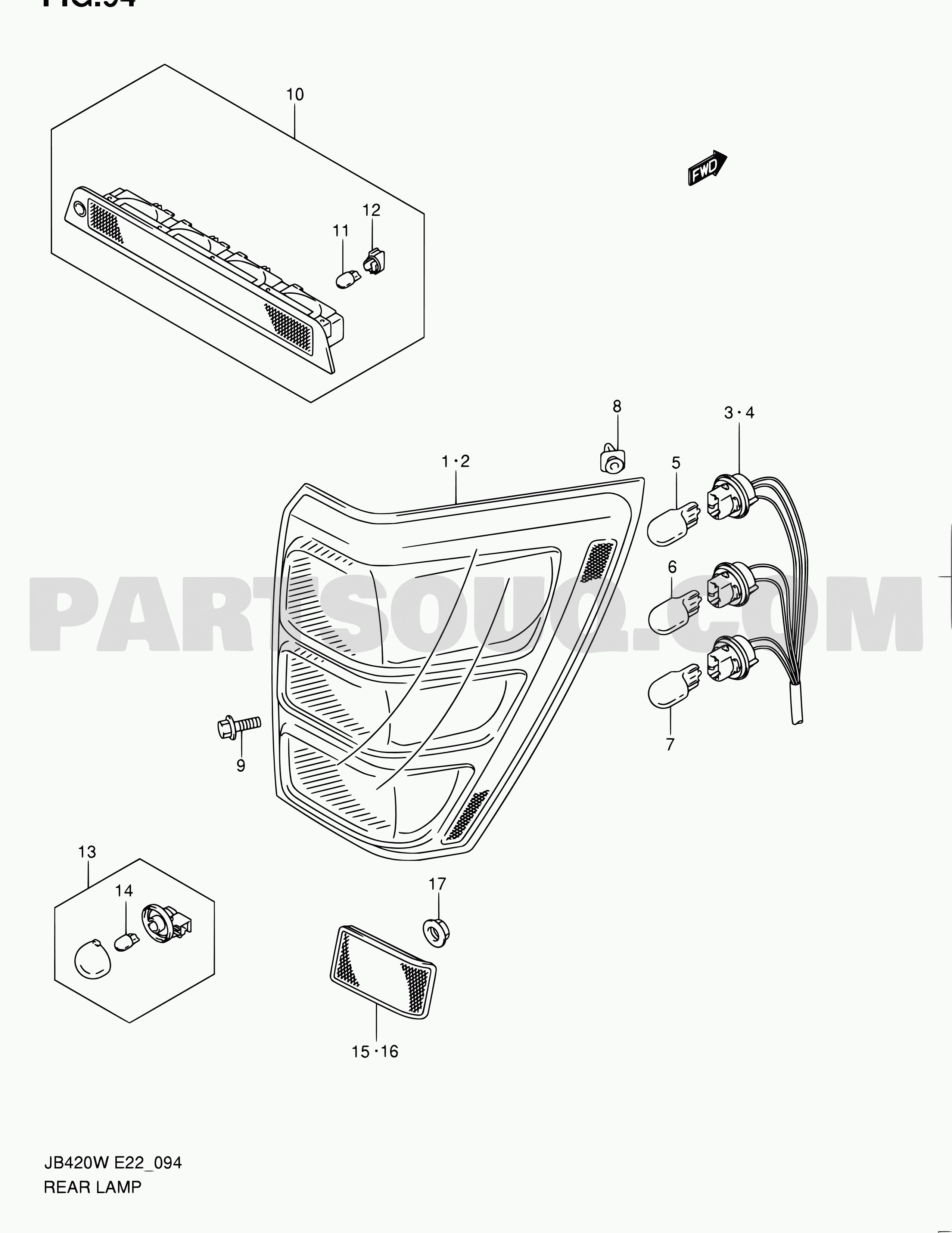 Electrical | Suzuki Grand Vitara JB419 JB419WD-2 | Parts Catalogs