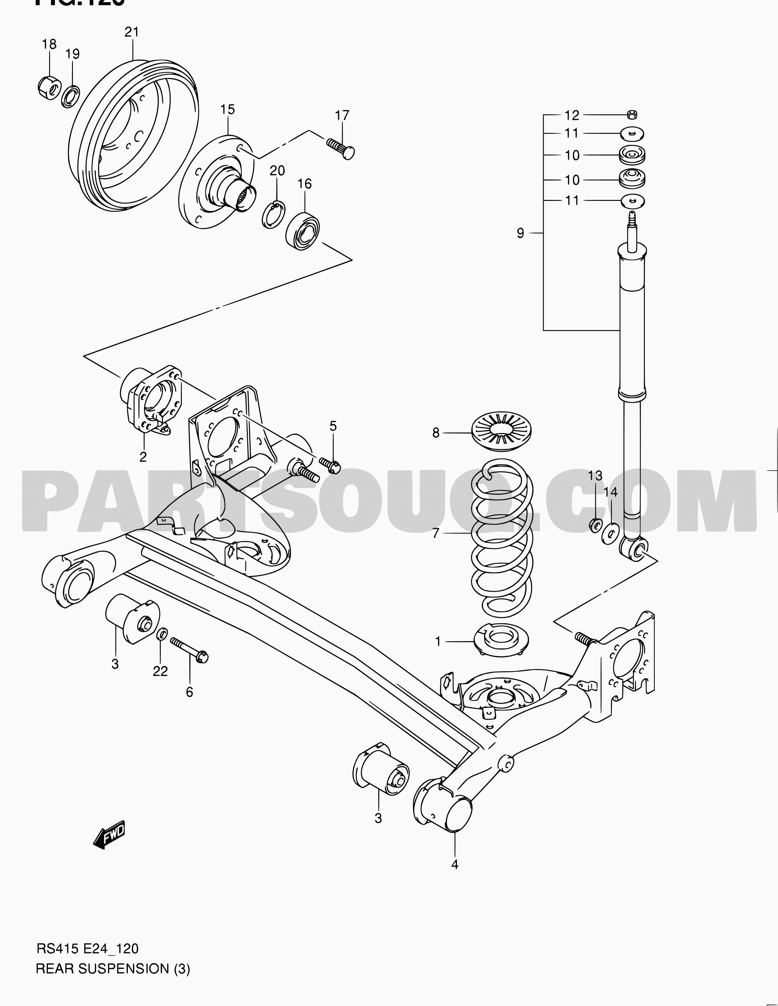 Suspension | Suzuki Swift RS413 RS413 (E22,E30,E35,E96