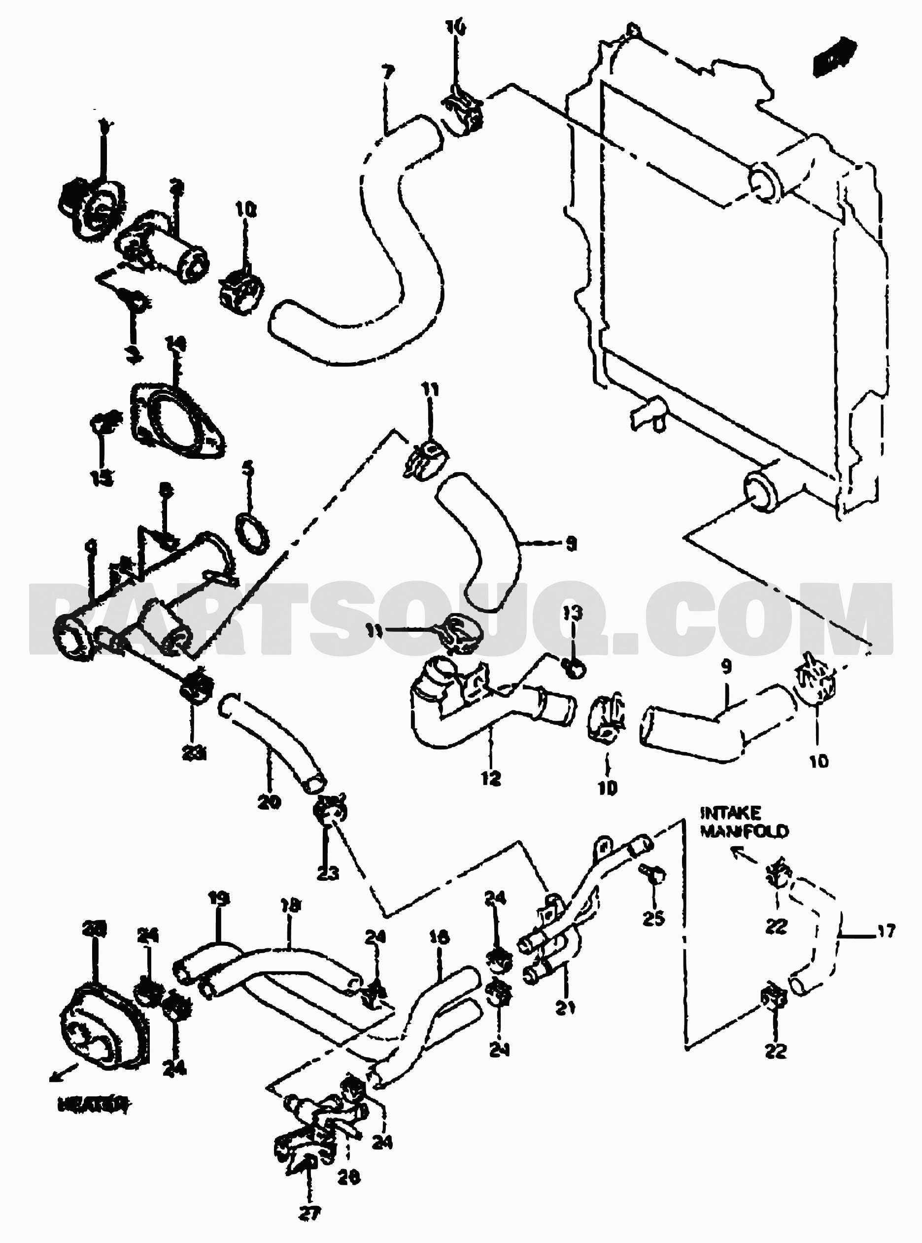 Cooling | Suzuki Samurai/SJ SJ413 SJ413 E-III (Santana) | Parts