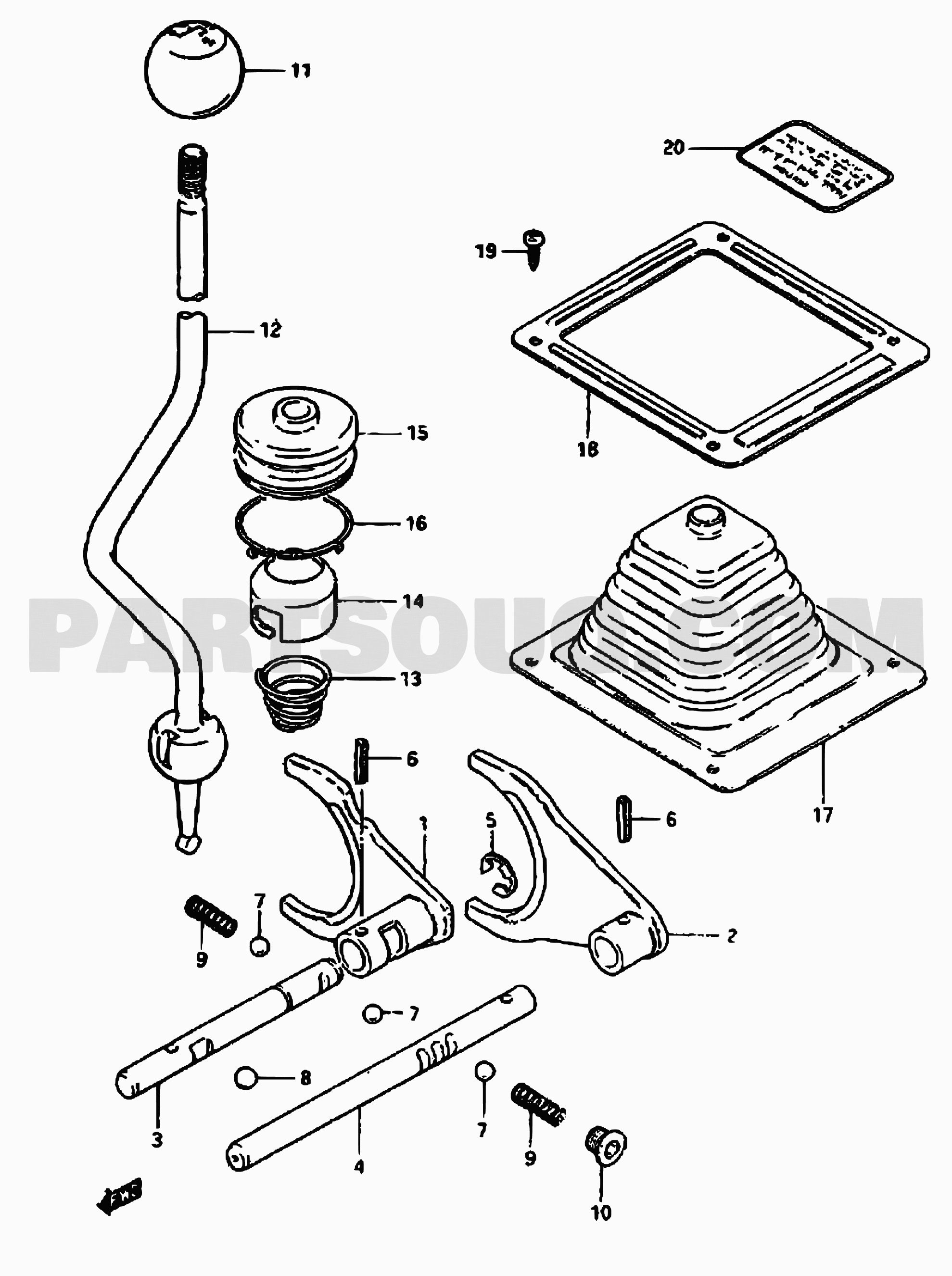 Transmission | Suzuki Samurai/SJ SJ410 SJ410W-2 (E01) | Parts