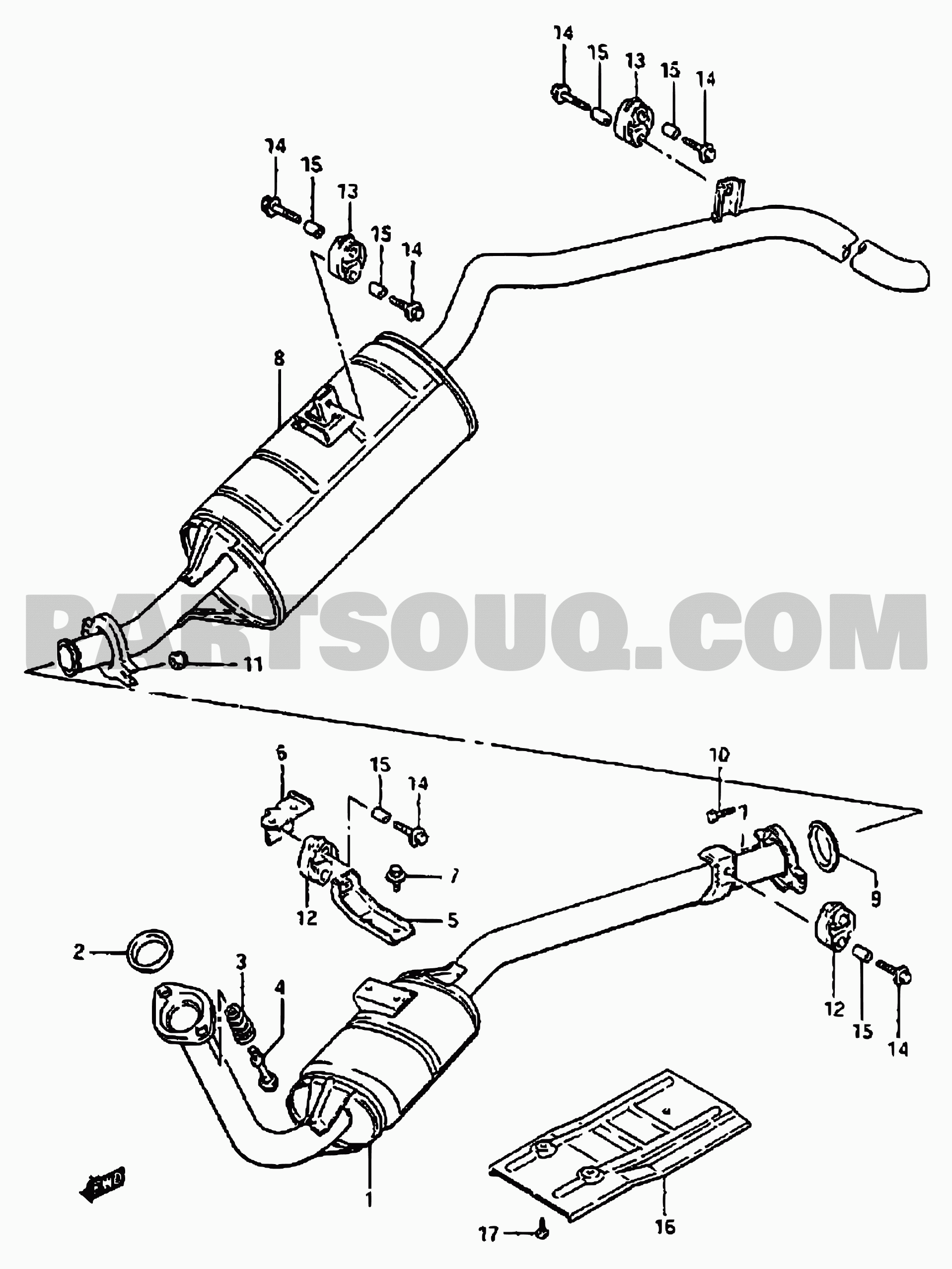 人気のファッションブランド！ Exhaust | Parts | (E28) SJ413W SJ413 Samurai/SJ Suzuki その他