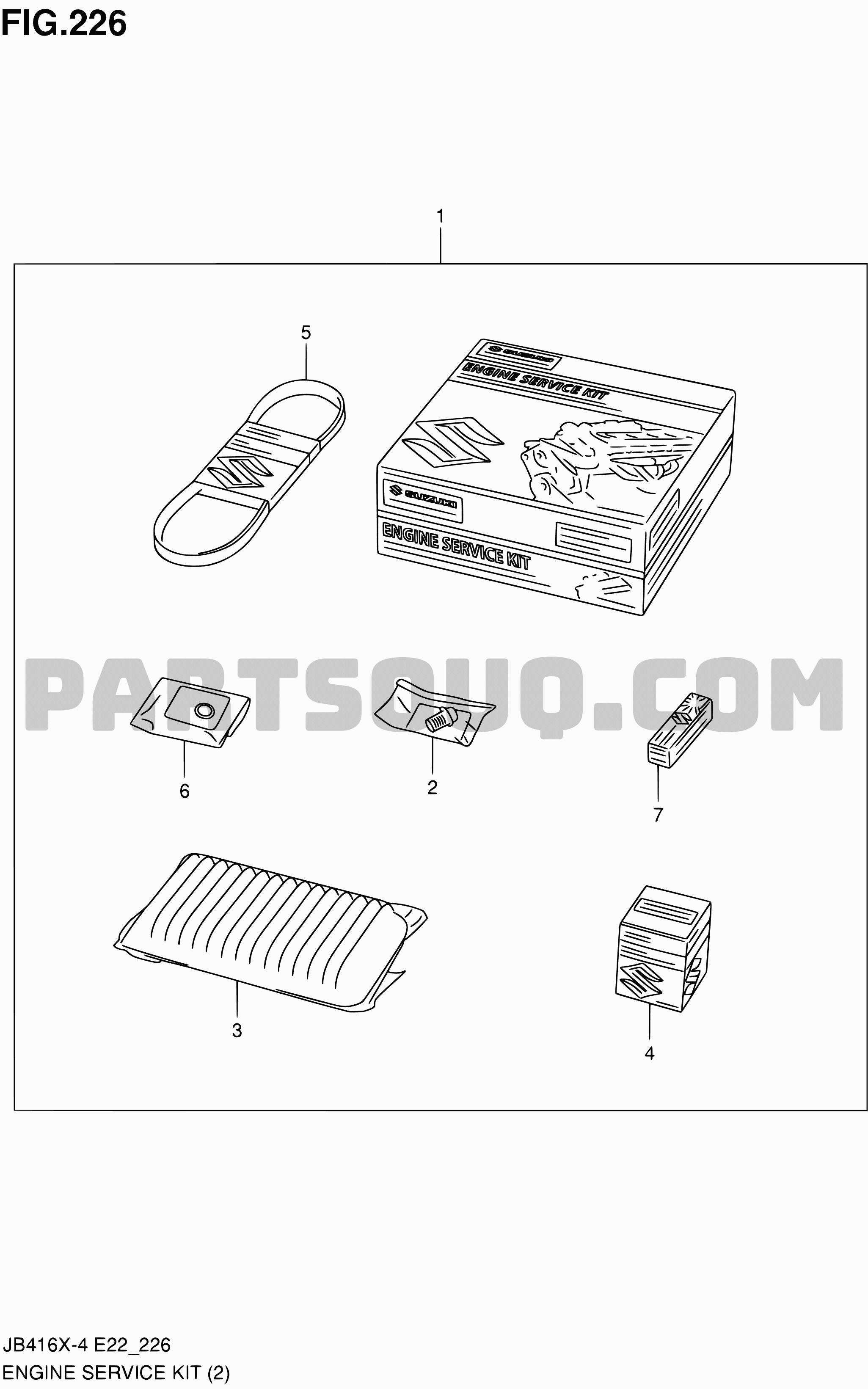 Engine | Suzuki Grand Vitara JB424 JB424X-5 (E10,E96) | Parts Catalogs |  PartSouq