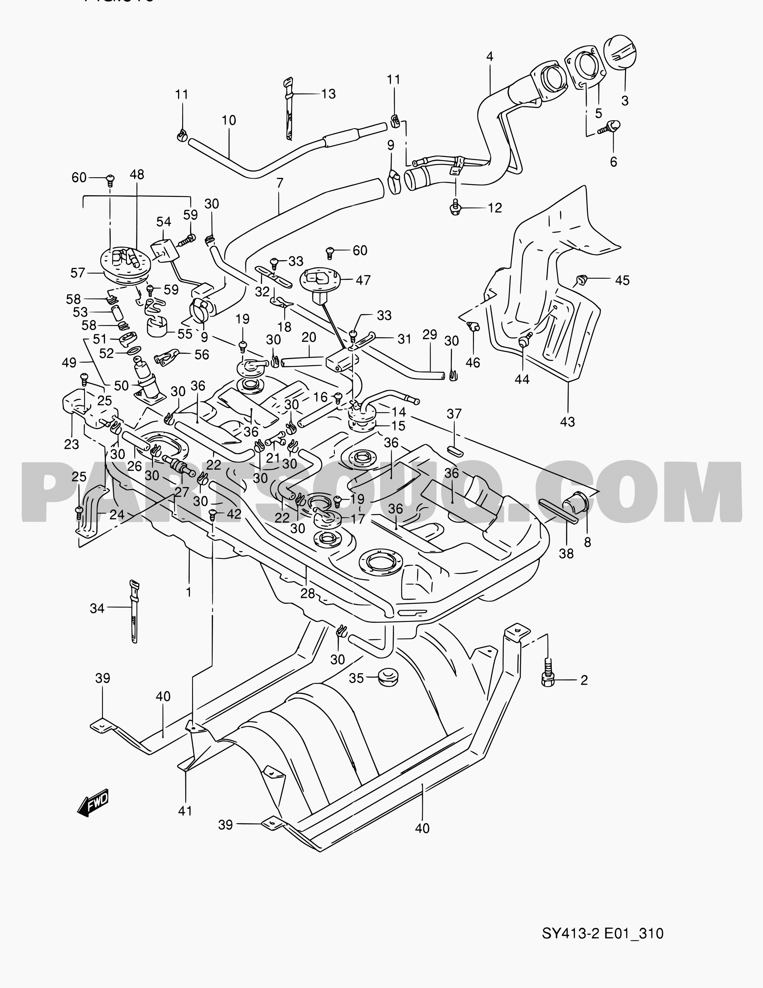 Fuel tank baleno discount