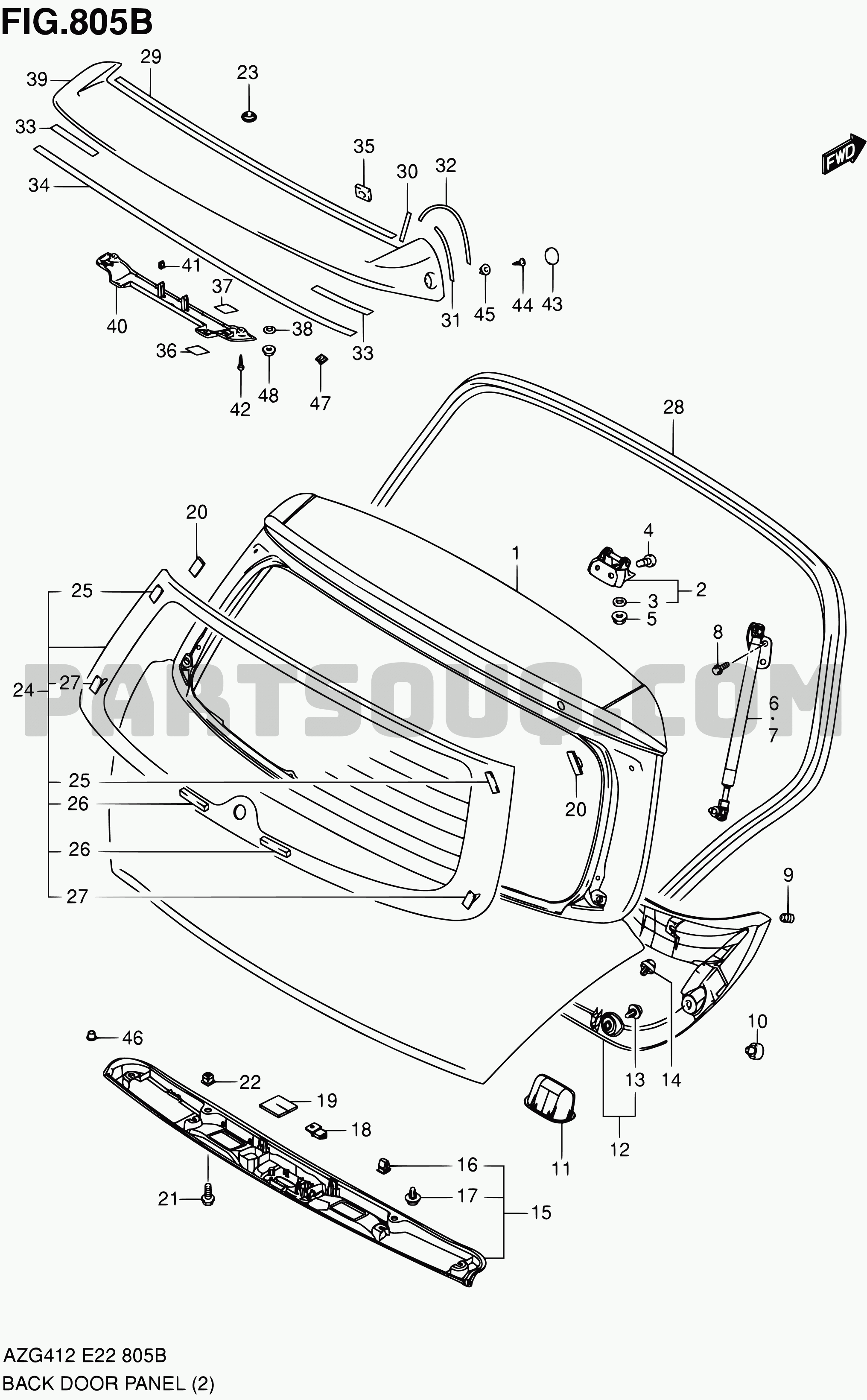 Carrocería | Suzuki Swift AZG413D AZG413D | Catálogos de