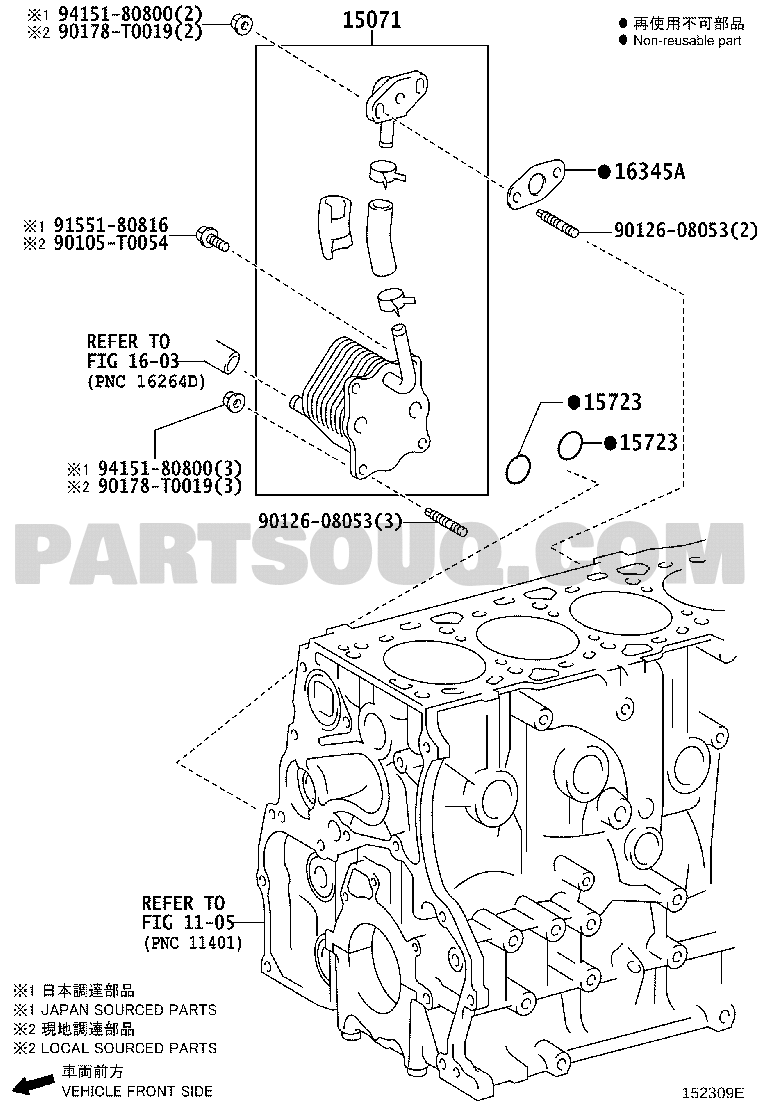 Engine/Fuel/Tool | Toyota FORTUNER GUN165L-SDTSHM 01.2016 - 07.2020