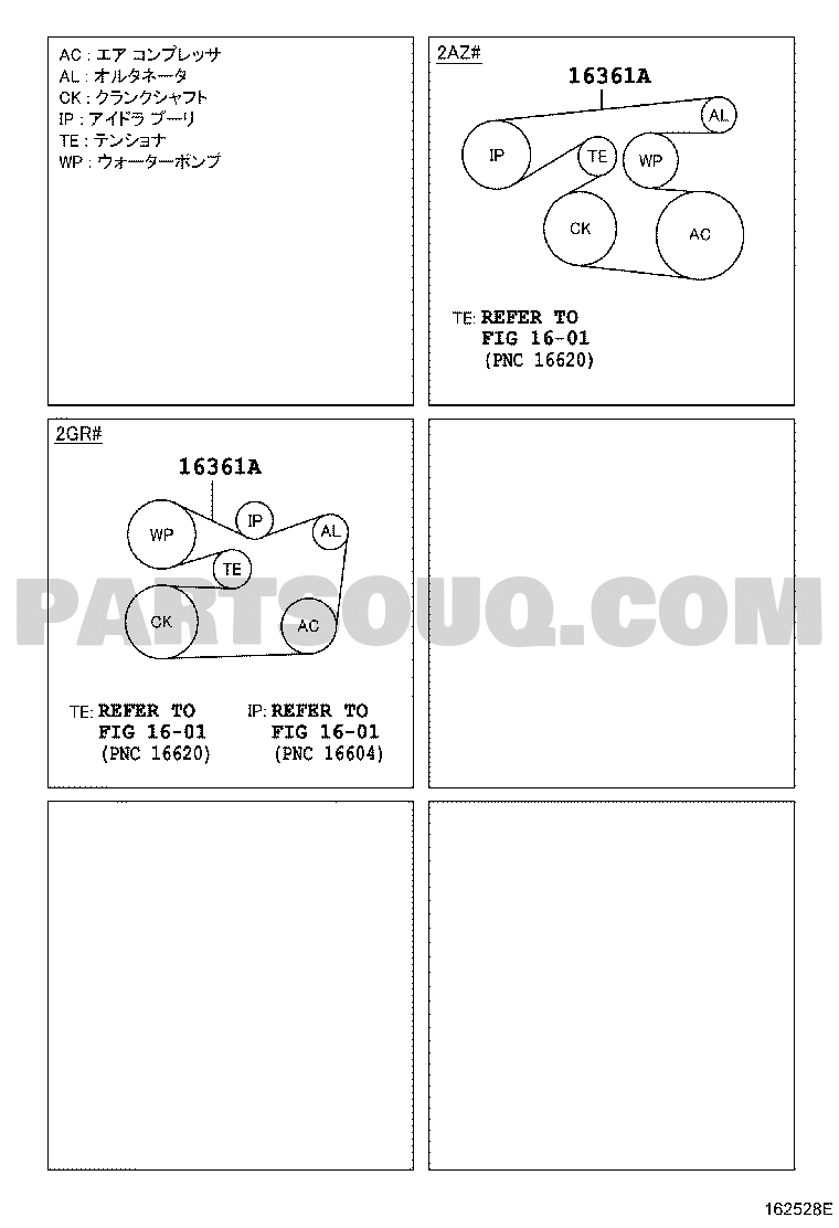 V-BELT | Toyota RAV4VANGUARD ACA36W-AWXXK ACA3,GSA33 | Parts Catalogs |  PartSouq