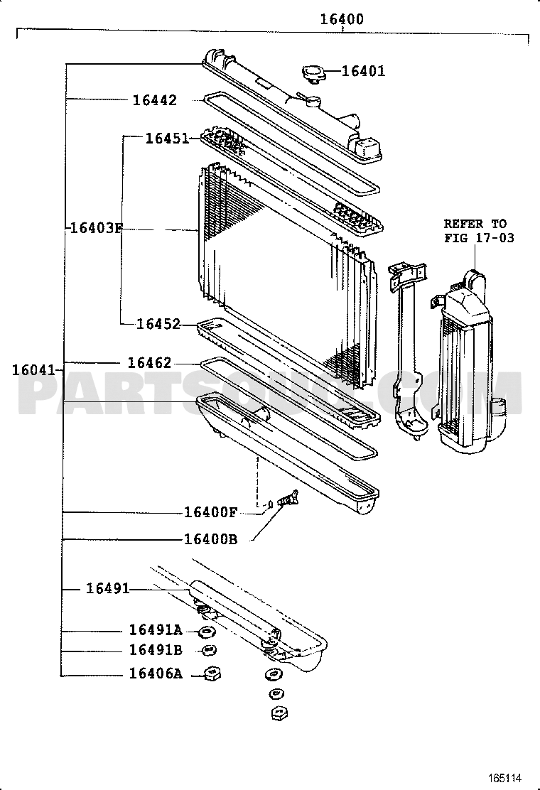 RADIATOR & WATER OUTLET | Toyota CAMRY/VISTA CV30-AEMGX SV3#,VZV3