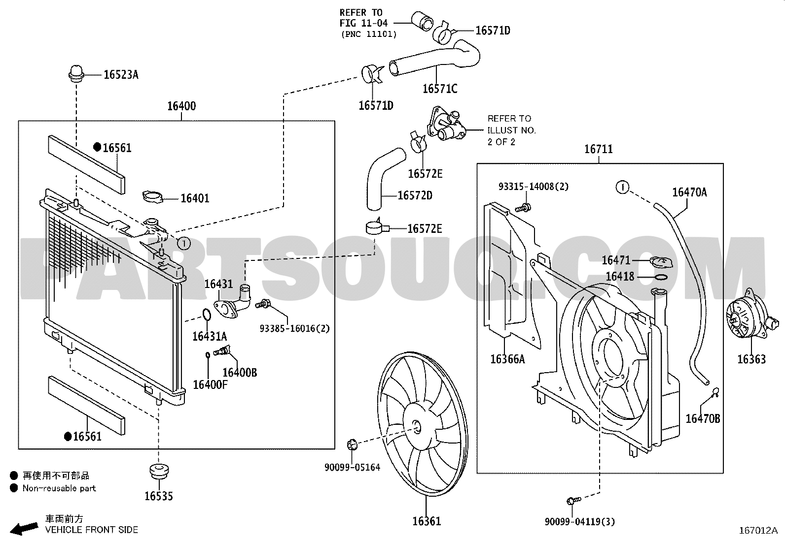 RADIATOR & WATER OUTLET | Toyota YARIS NSP151L-HHXGKH NCP15#,NSP15