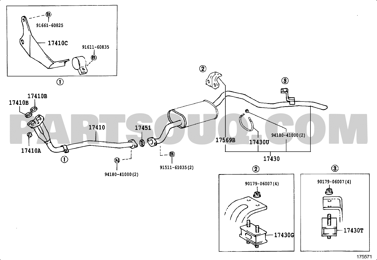 EXHAUST PIPE | Toyota LAND CRUISER FJ73L-MR RJ70,LJ70,BJ7#,HJ75 