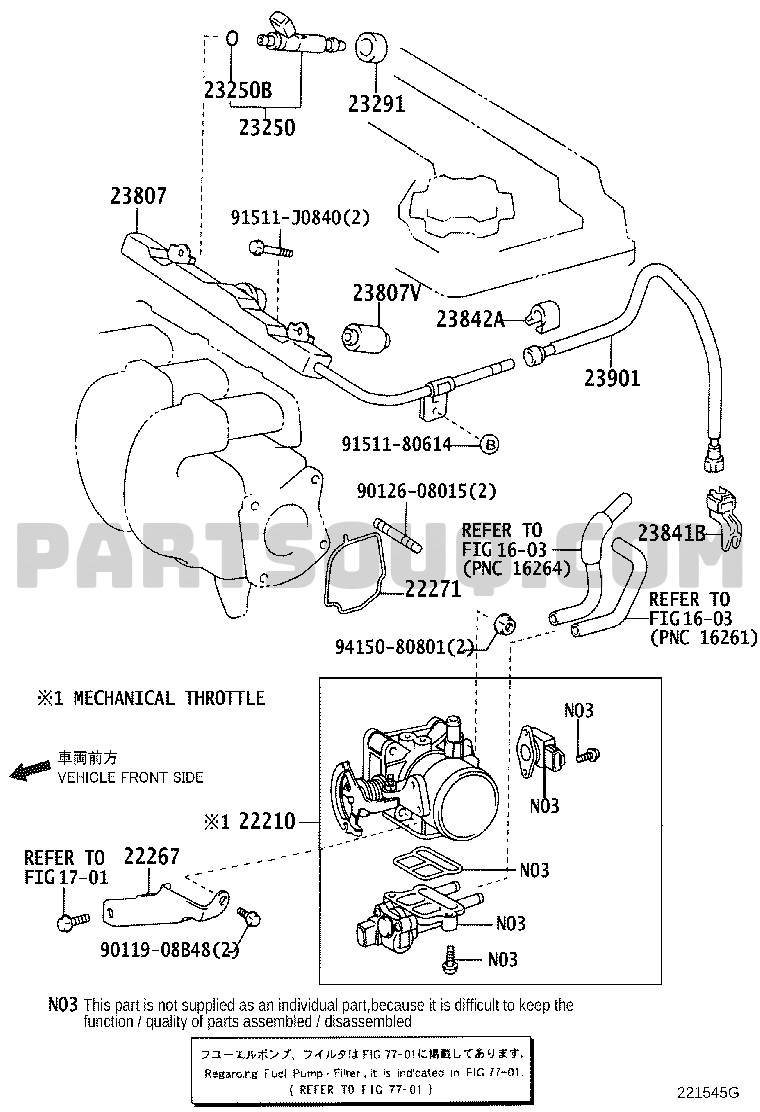 TOYOTA COROLLA ZZE122L-GEPEKC FUEL INJECTION SYSTEM