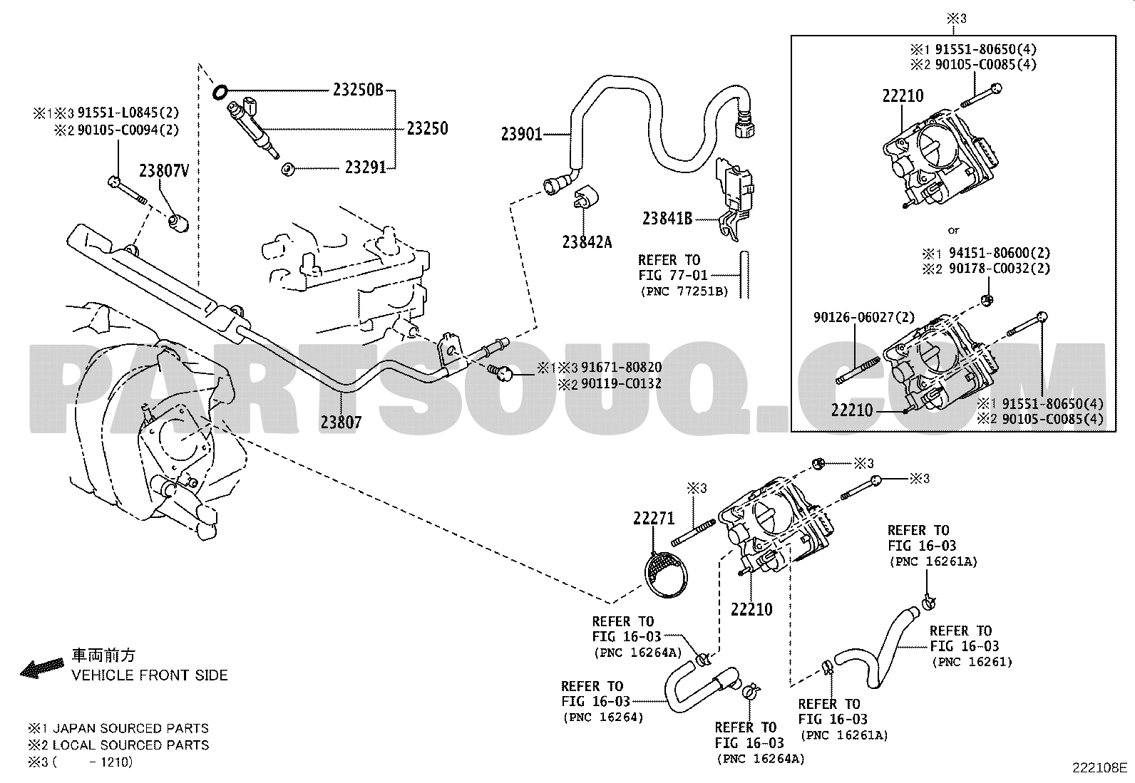 TOYOTA COROLLA ZRE120L-GEMDKC FUEL INJECTION SYSTEM