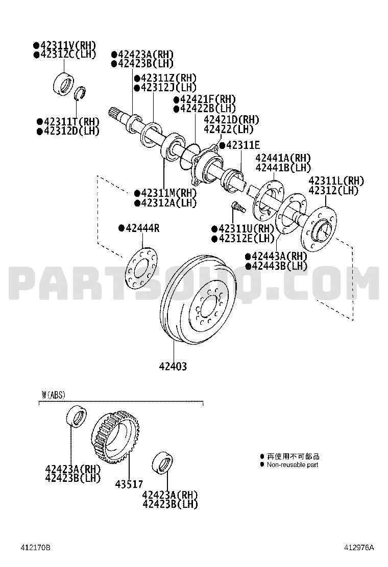 Power Train/Chassis | Toyota FORTUNER GGN50L-NKASKG GGN50,60,KUN5 