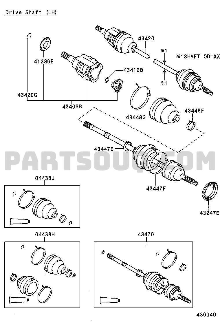 FRONT DRIVE SHAFT