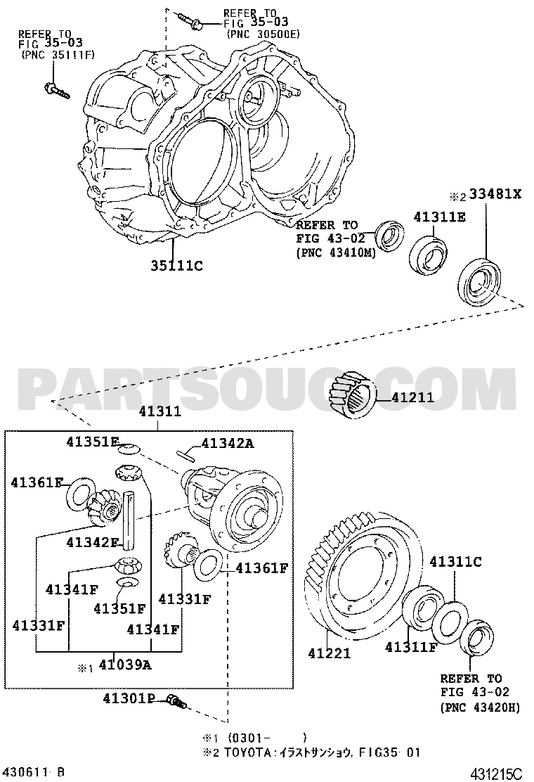 Brazo De Montaje Delantero Para Diferencial Trasero En Toyota Estima 2.4 4x4 ACR55 (2006-2014)