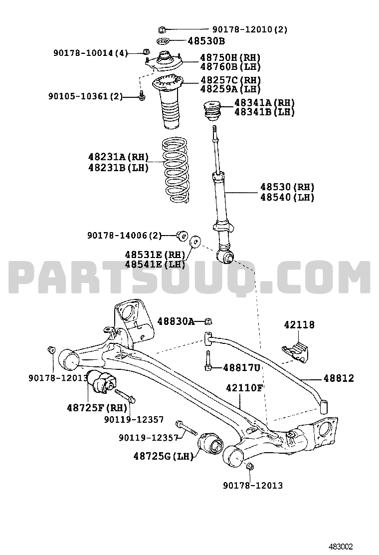 Power Train/Chassis | Toyota WISH ZGE21G-HPXGP ZGE2# | Parts 