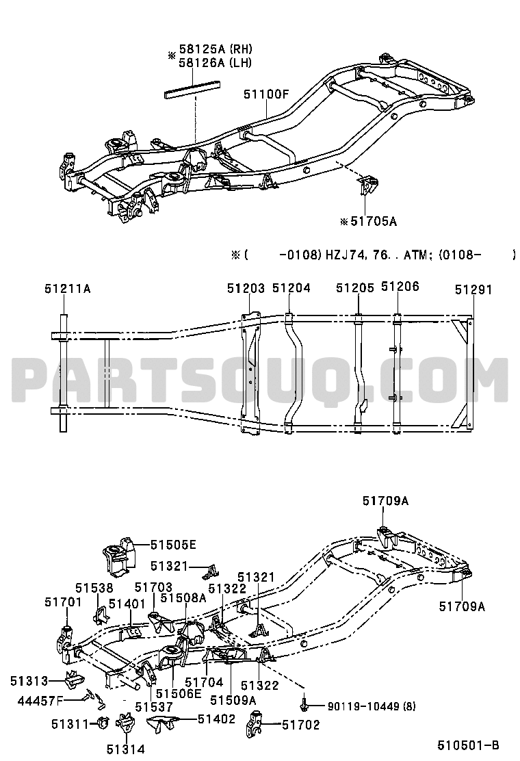 競売 Toyota | Body/Interior LAND HZJ76V-RKMNS S/T,H/T CRUISER タイヤ・ホイール