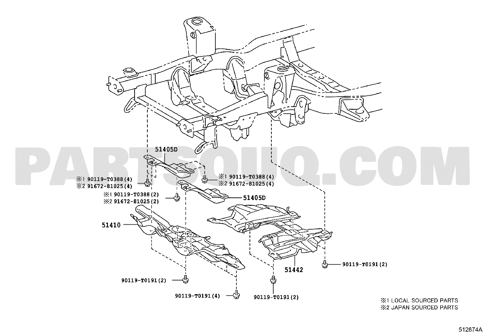 Body/Interior Toyota HILUX GUN125RDNFSHW GUN12,135 Parts Catalogs
