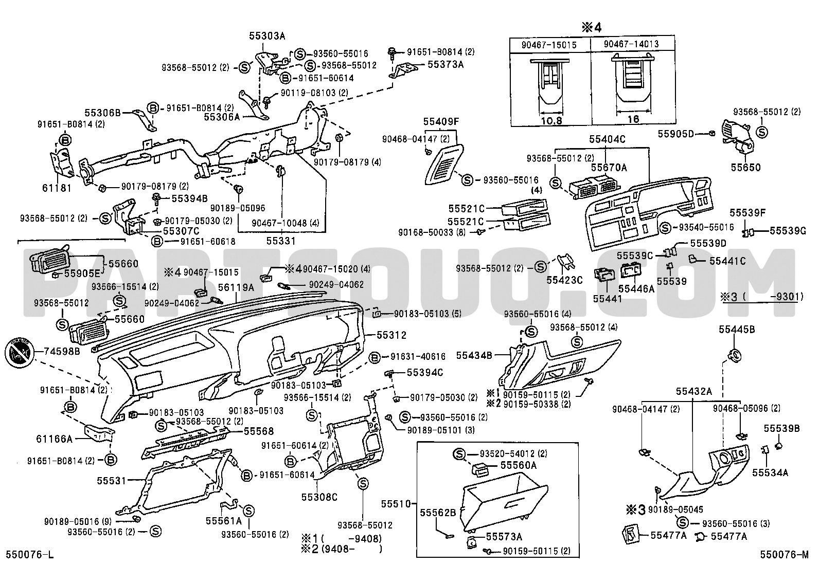 Toyota hiace dashboard parts new arrivals