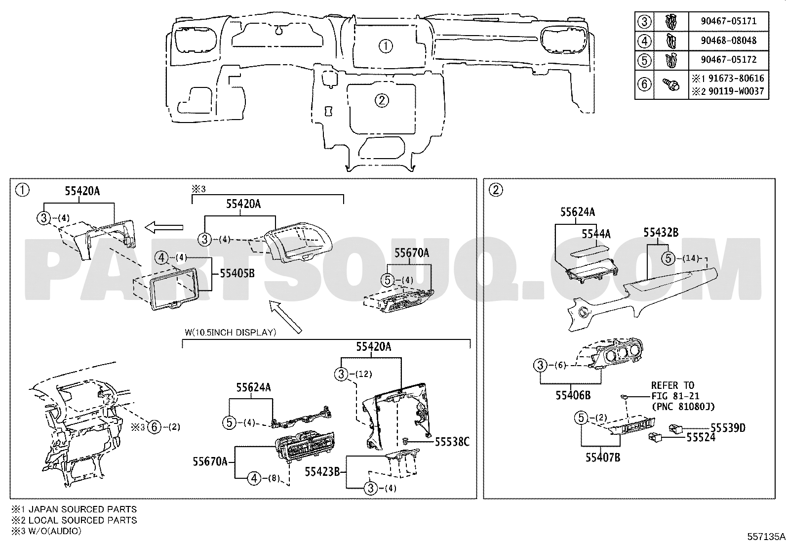 【Y。ページ】 Body/Interior | Toyota YARIS MXPA11L-CHXNBW KSP211,MXPA11,MXPH1