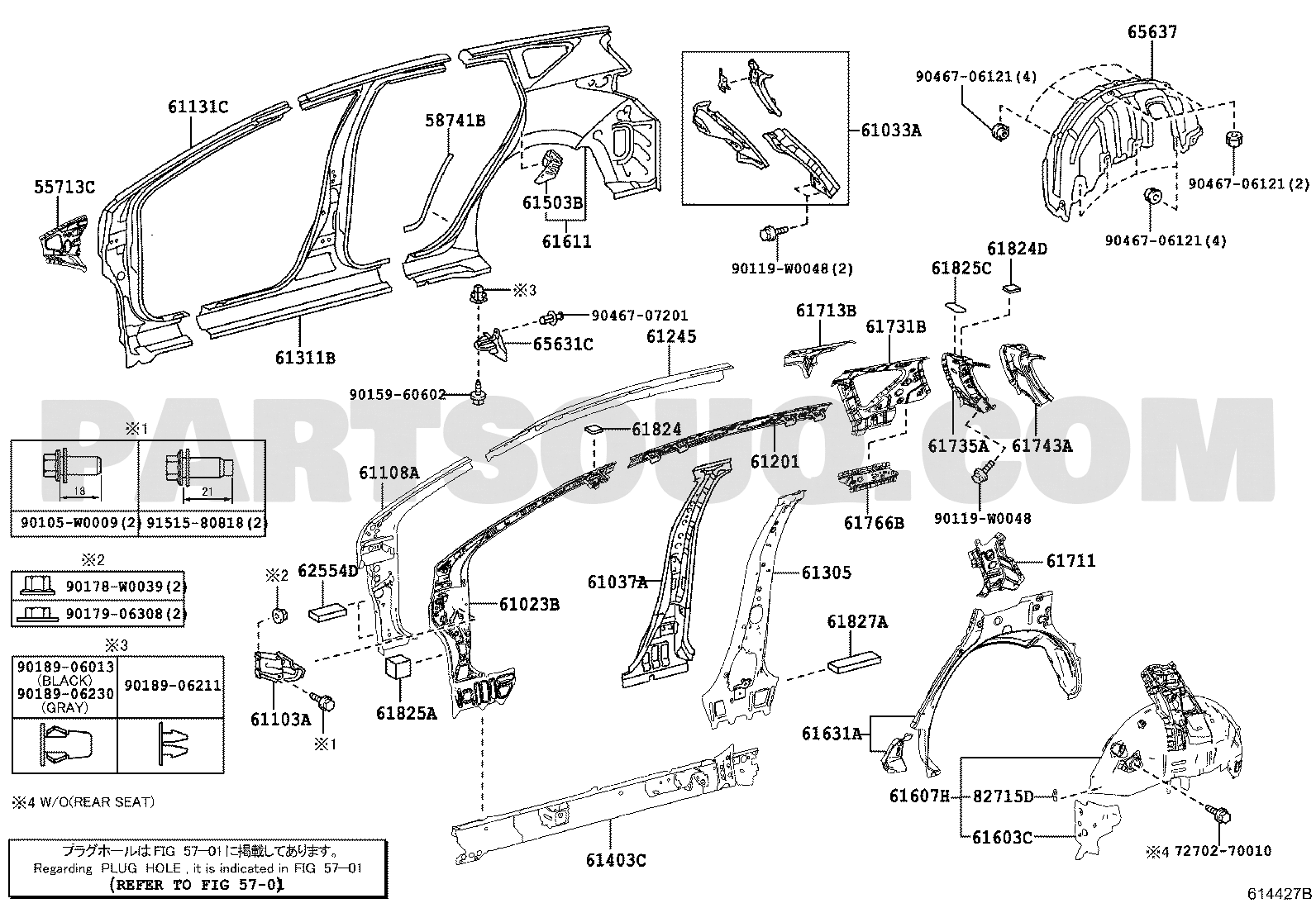 Body/Interior | Toyota AURIS/HYBRID NRE185L-DHFSZW 05.2015 - 11.2018 |  Parts Catalogs | PartSouq