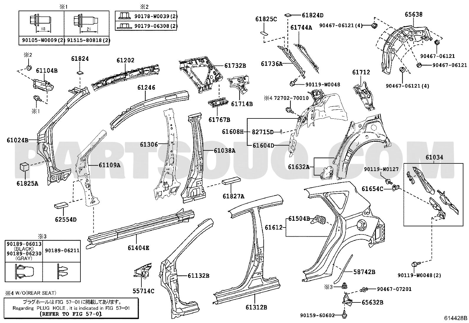 Body/Interior | Toyota AURIS/HYBRID NRE185L-DHFSZW 05.2015 - 11.2018 |  Parts Catalogs | PartSouq