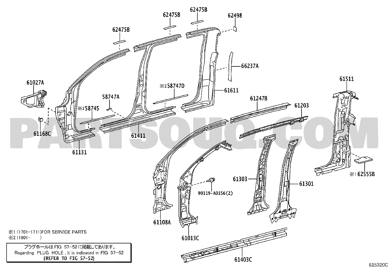 Body/Interior | Toyota TACOMA GRN310L-PRTLHA GRN2##,3##,TRN2 