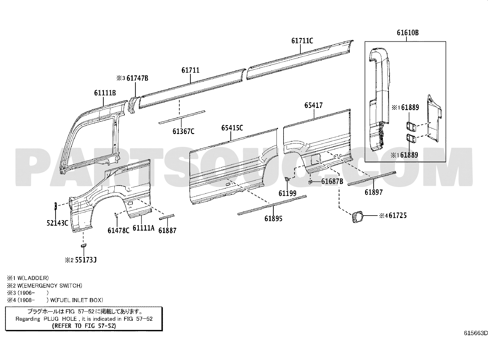 Body/Interior | Toyota COASTER XZB70L-ZGMNY 01.2018 -  | Parts