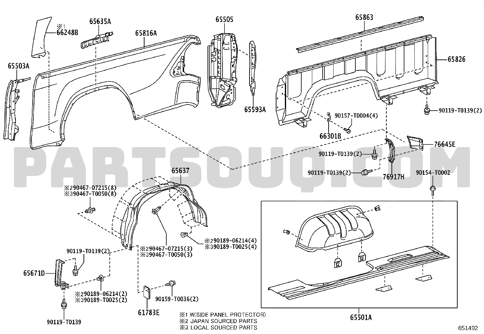 Body/Interior | Toyota HILUX (SCB/XTR) GUN136R-CNTHXN