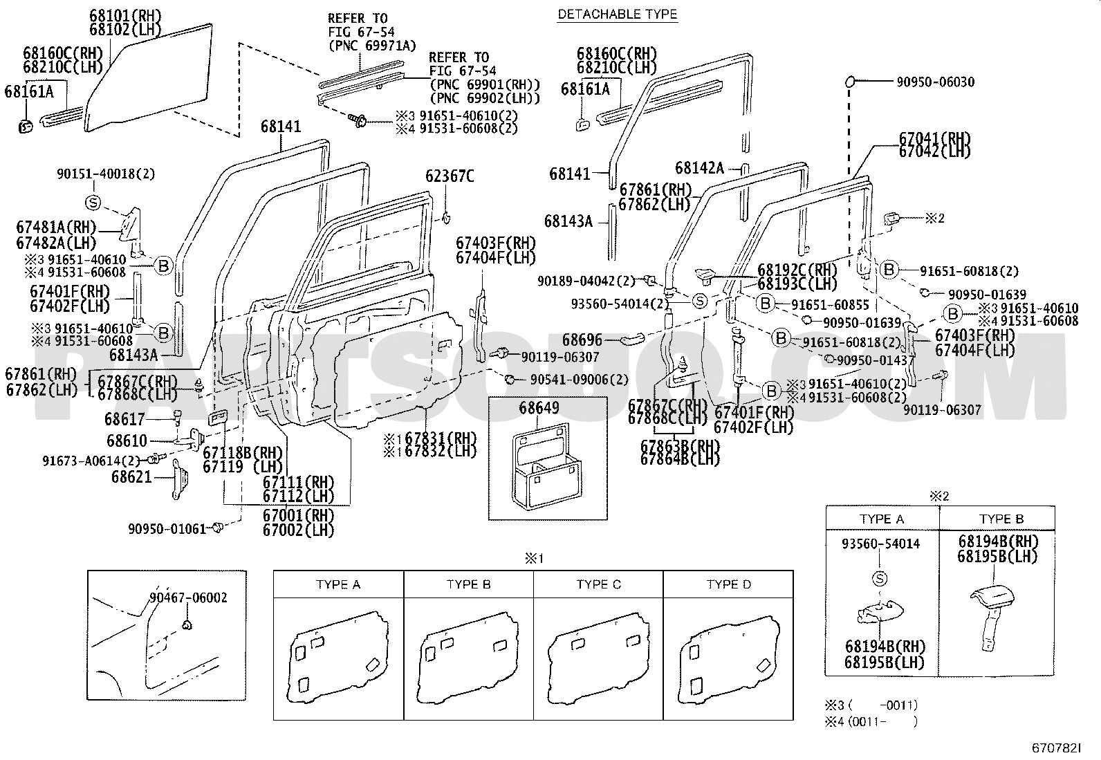 thumbnail image 2 of Genuine Toyota Roof Rubber Weatherstrip Seal – Landcruiser FJ75, FZJ75, HJ75, HZJ75 1984-1999, FYE571042 2 of 5