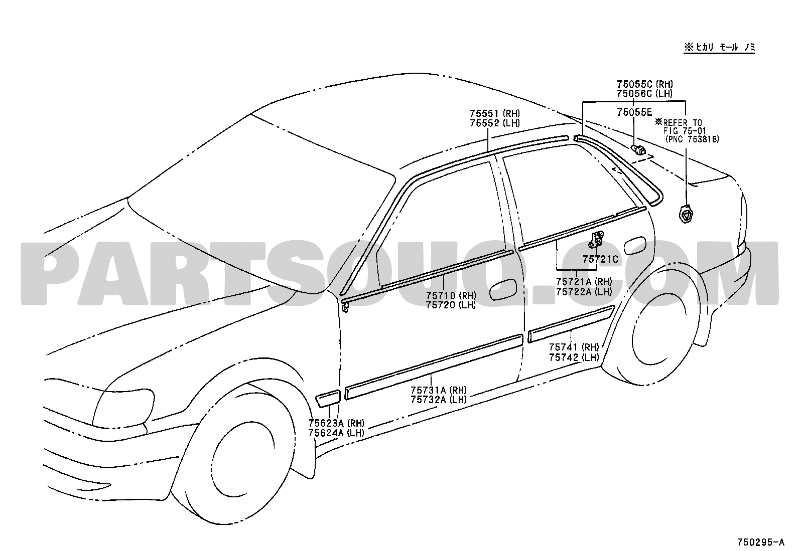 Toyota seg hot sale ae111 spare parts
