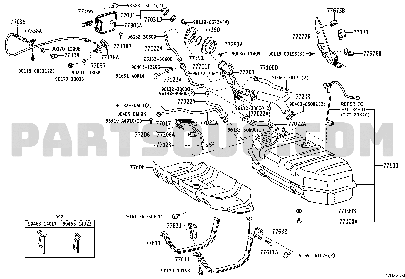 FUEL TANK & TUBE | Toyota LAND CRUISER S/T,H/T KZJ71W-MET