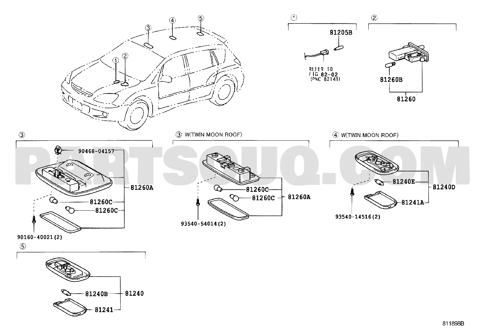 Electrical Toyota COROLLA VERSO ZZE122RFWPNKW CDE120,ZZE12 Parts