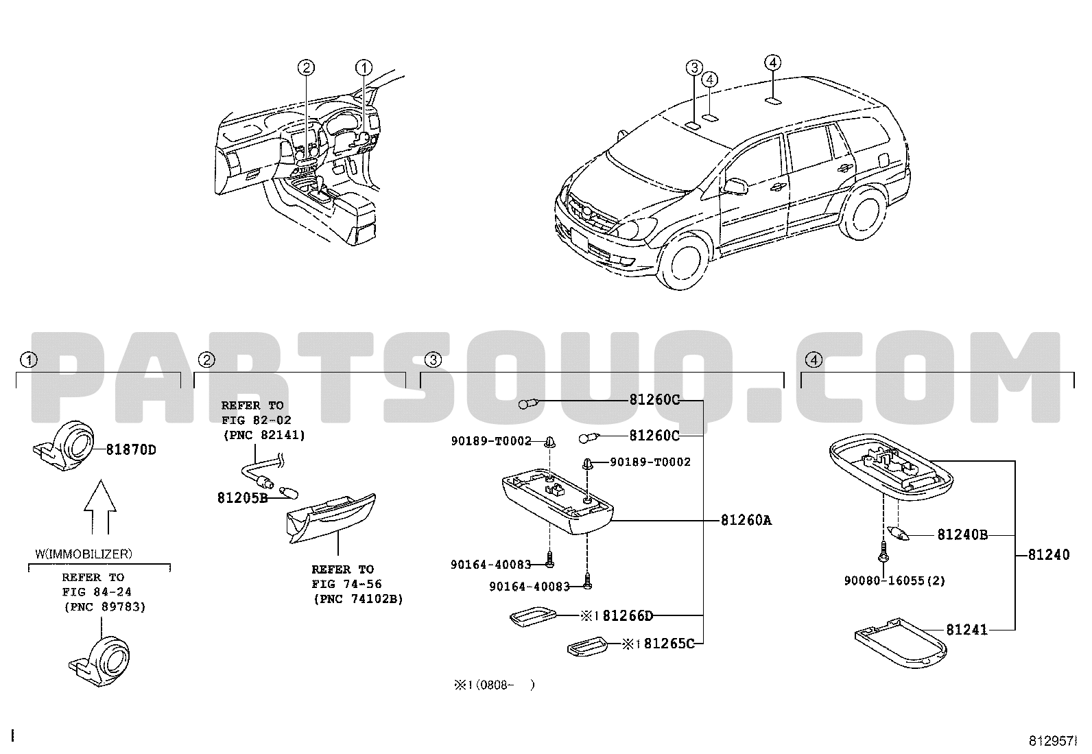 Innova outlet interior parts