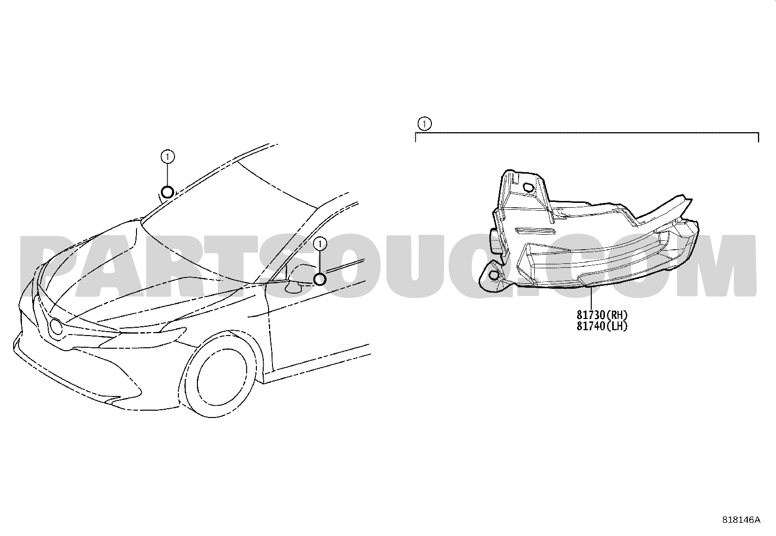 Тойота Камри ASV70L RETNKX