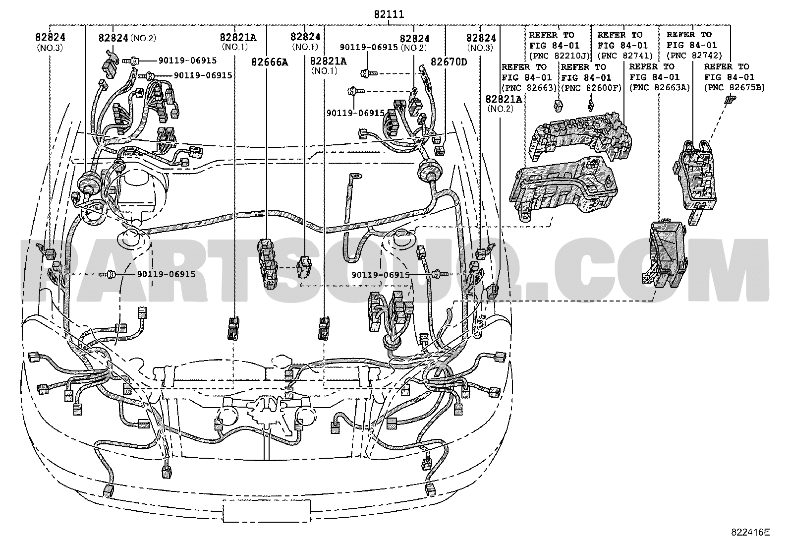 WIRING & CLAMP | Toyota MARK 2/MARK 2 BLIT JZX110-AEMVZ GX11