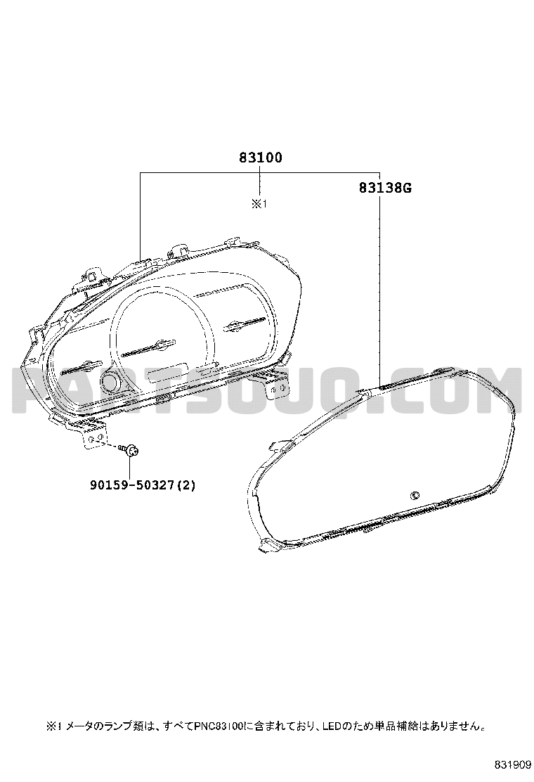 METER | Toyota NOAH/VOXY/ESQUIRE ZRR80G-CRXEP5 ZRR8#,ZWR80 | Parts ...