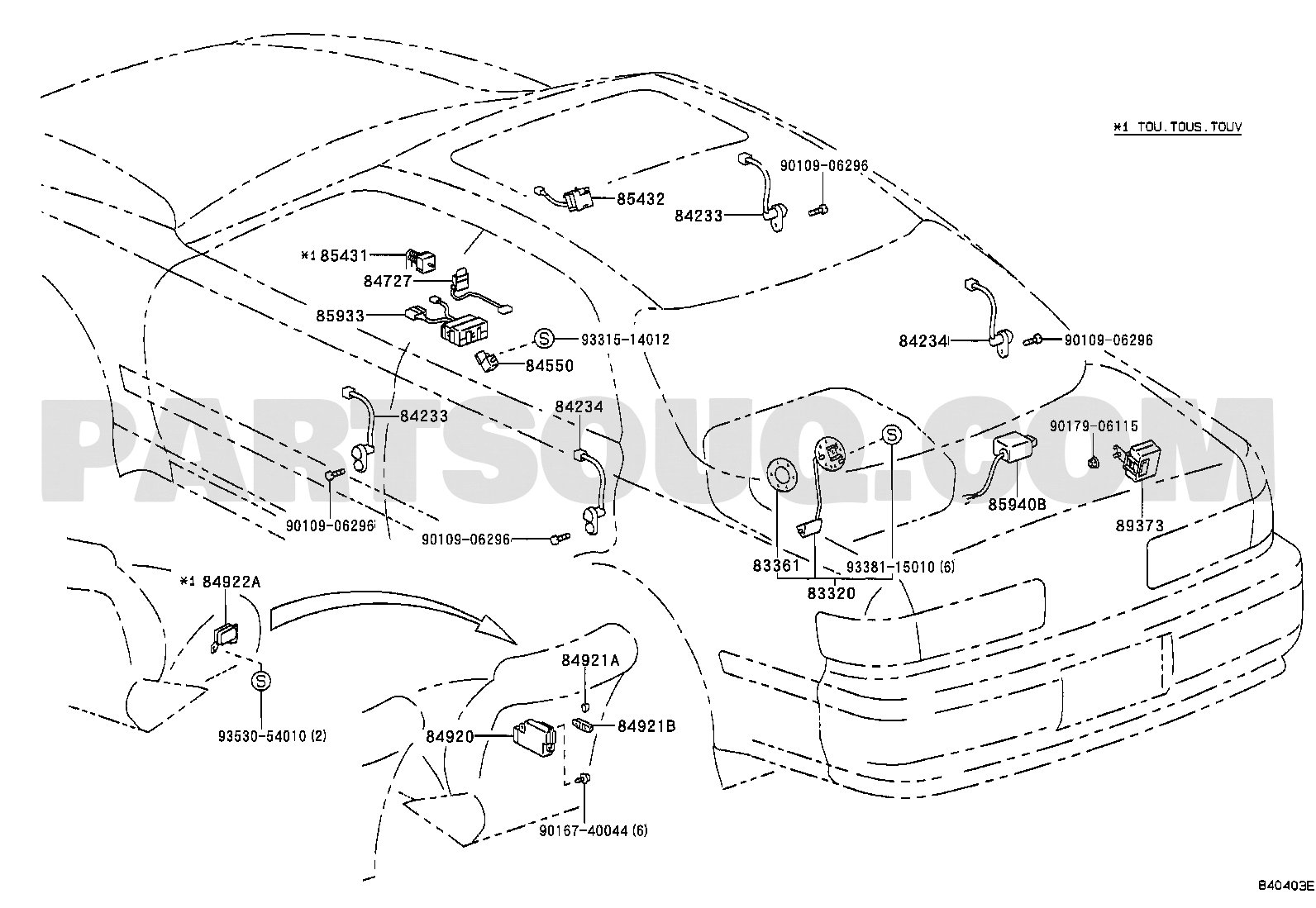 Electrical | Toyota CHASER JZX100-BTPSF GX10#,JZX10#,LX100,SX100