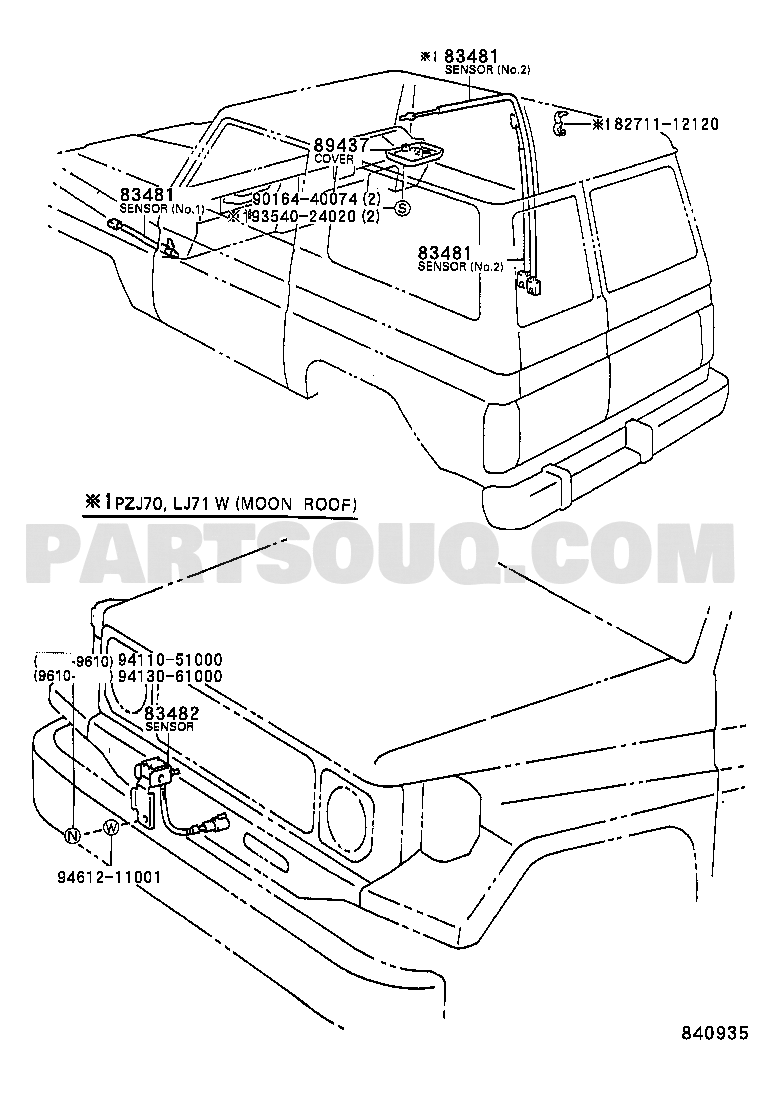 Electrical | Toyota LAND CRUISER S/T,H/T HZJ77HV-PEU FJ75,LJ7