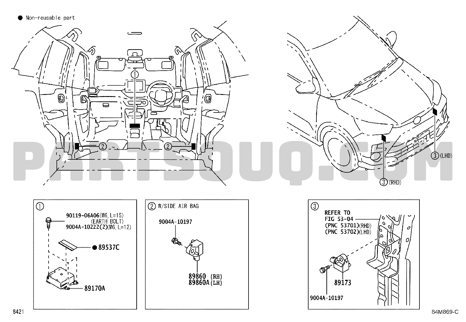 Body/Interior | Toyota RAIZE A250LA-GBVV A250,A251 | Parts