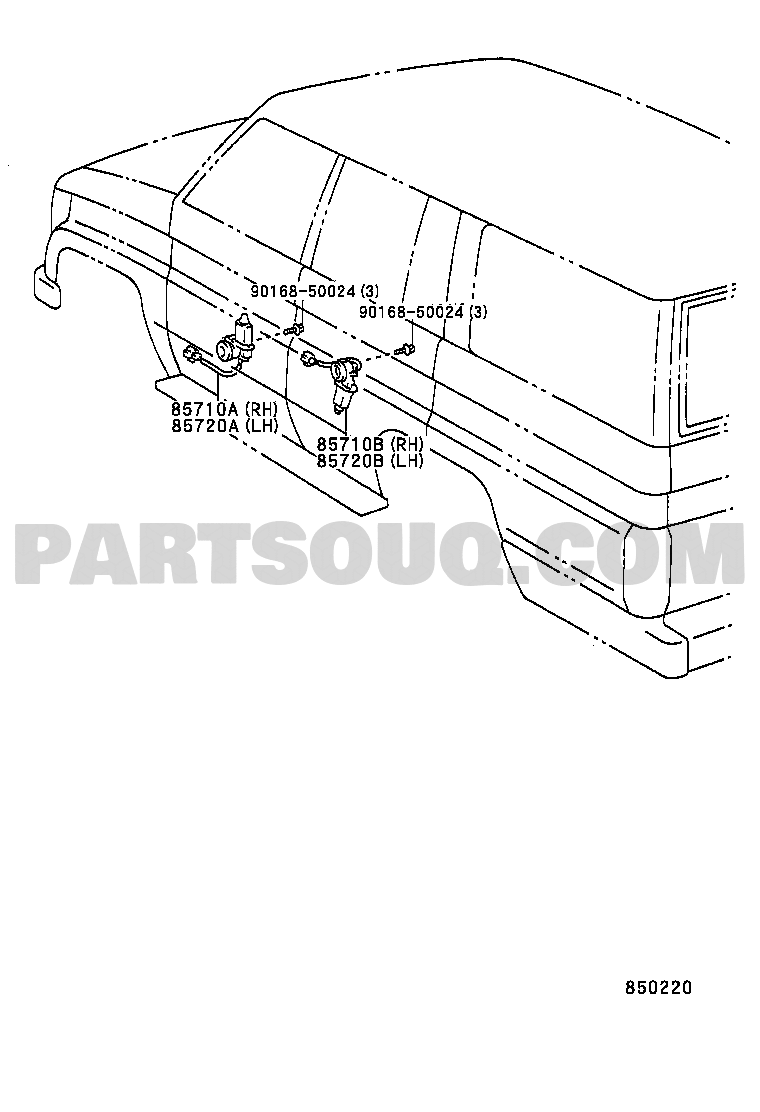 。 1996-2004 Toyota Genuine 4Runner Tacoma Computer Shift Lock